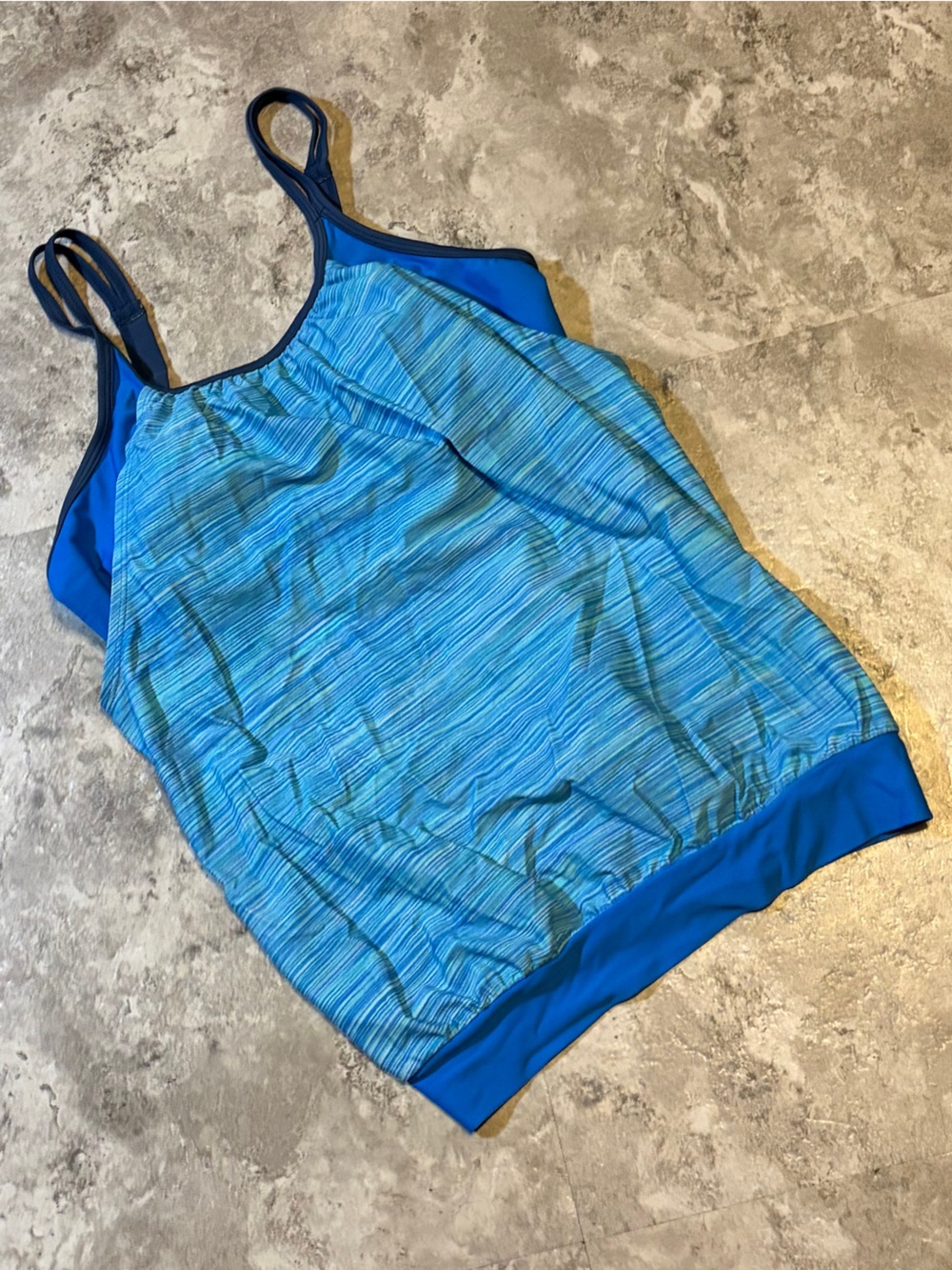 Tankini Swim Top Women’s Small 4/6 Modest Swimwear Beach Vacation